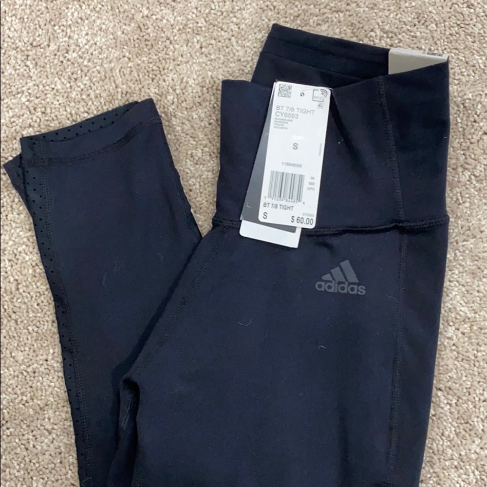 Black Adidas High Waisted Compression Pants
